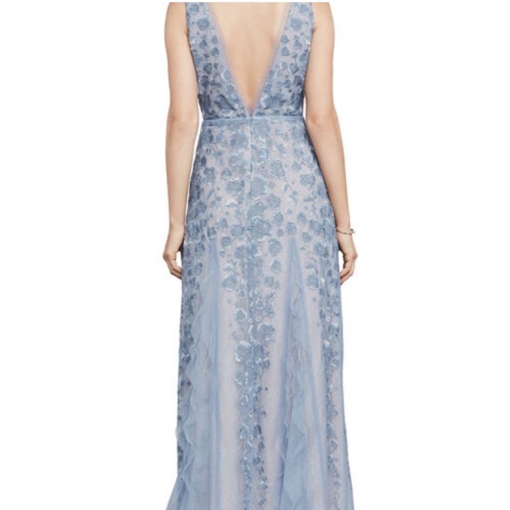 BCBGMaxAzria Light Blue Embroidered Maxi Dress - Picture 2 of 11